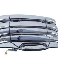 Manijas de Puerta Cromadas Exteriores, 4PCS Frontal Trasera