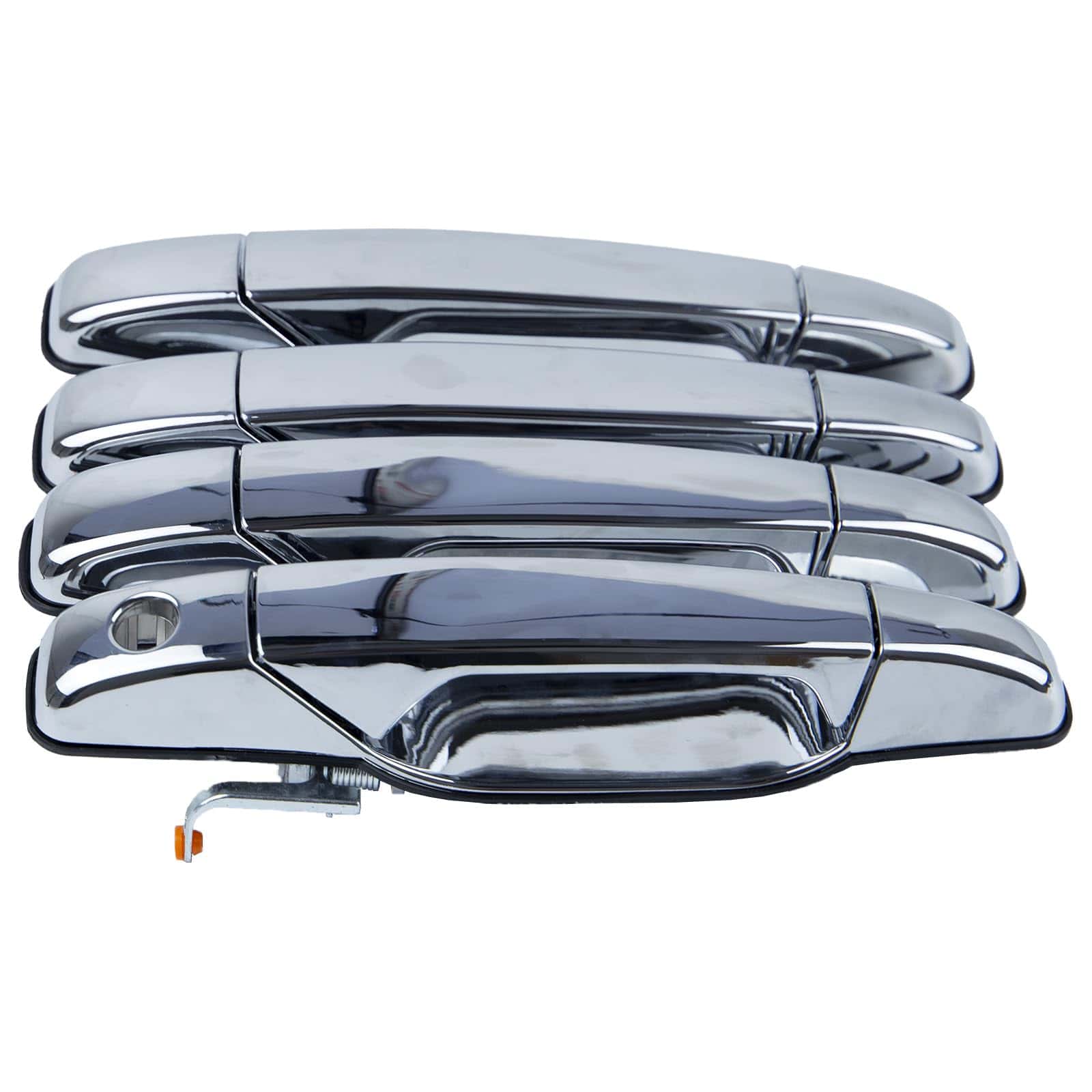 Manijas de Puerta Cromadas Exteriores, 4PCS Frontal Trasera