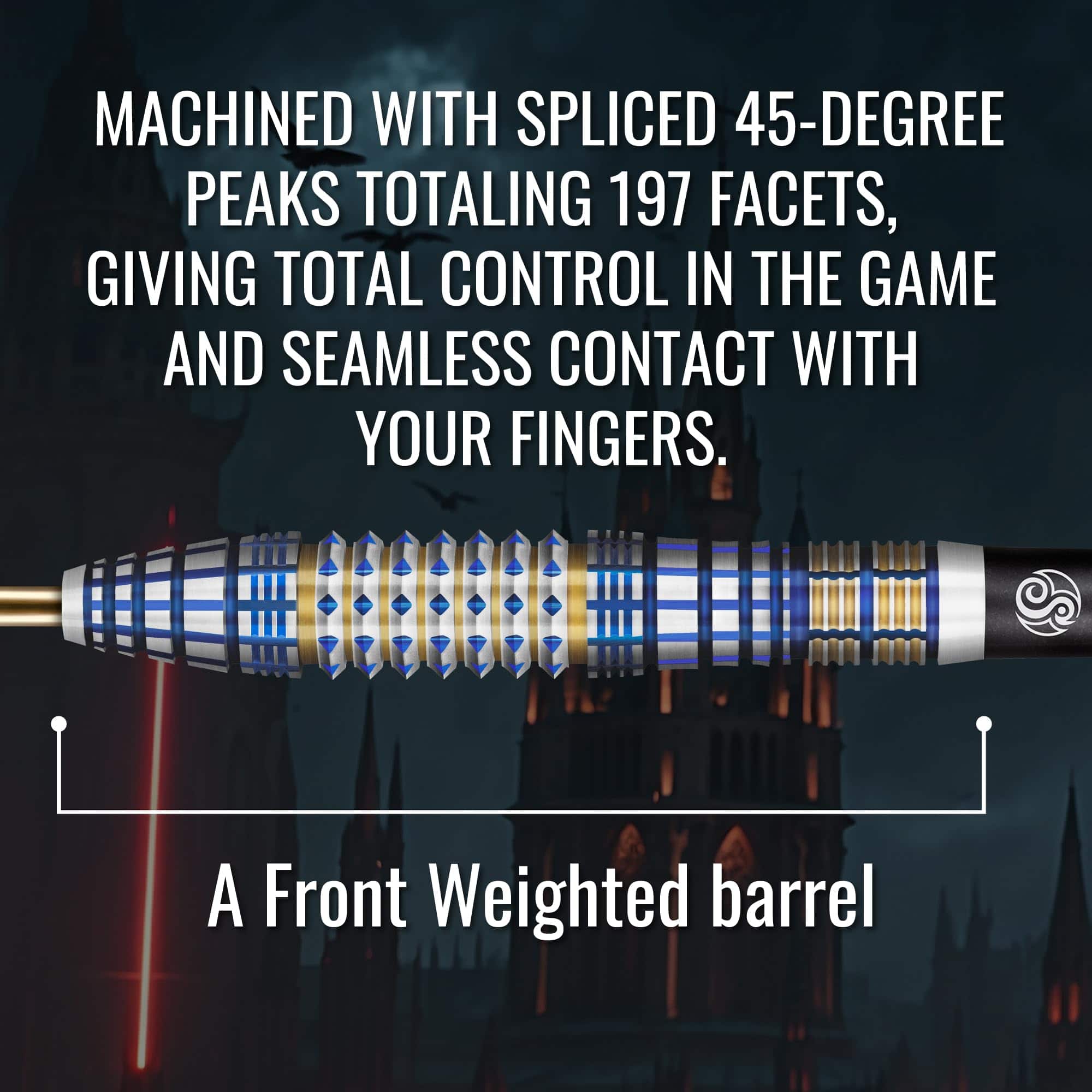 Juego de Dardos Profesionales Future Knights Darkstar Steel - Imagen 4