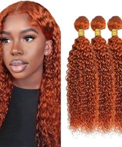 #350 Mechones de Cabello Humano en Ondas de Agua 20 22 24