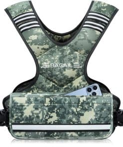 Chaleco con Peso Ajustable BAGAIL, -Verde Camuflaje