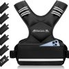 Chaleco Ponderado Ajustable BAGAIL, -Negro