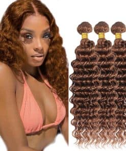 #30 Bundles de Cabello Humano Onda Profunda 22 24 26