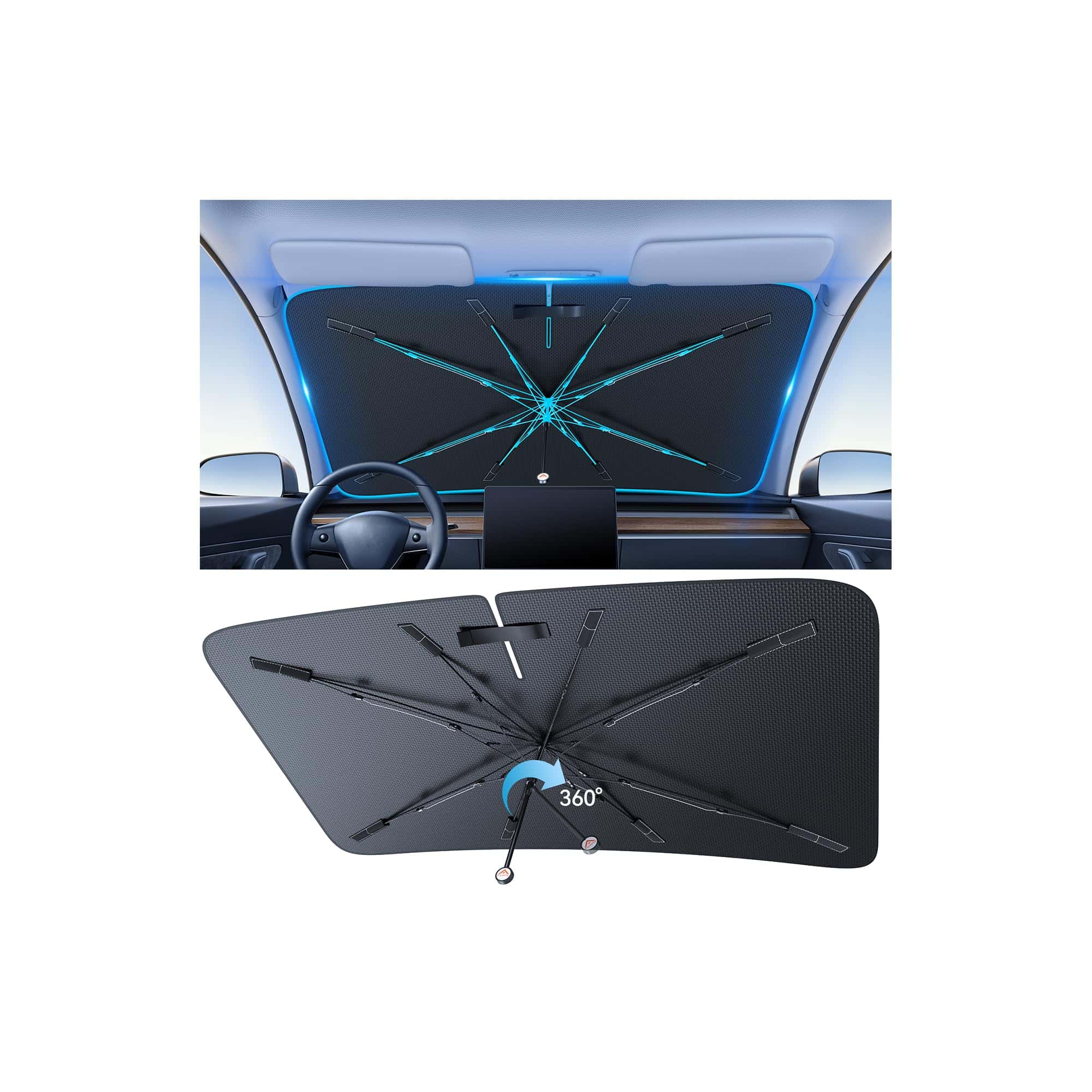 Fluxelle Protector Solar para Parabrisas del Coche