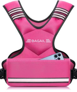 Chaleco con Peso Ajustable BAGAIL, -Pink