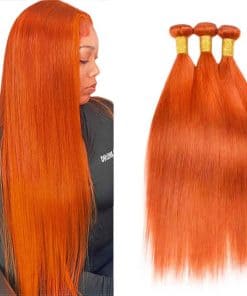 #350 Mechones de Cabello Humano Recto de 26 28 30 Pulgadas