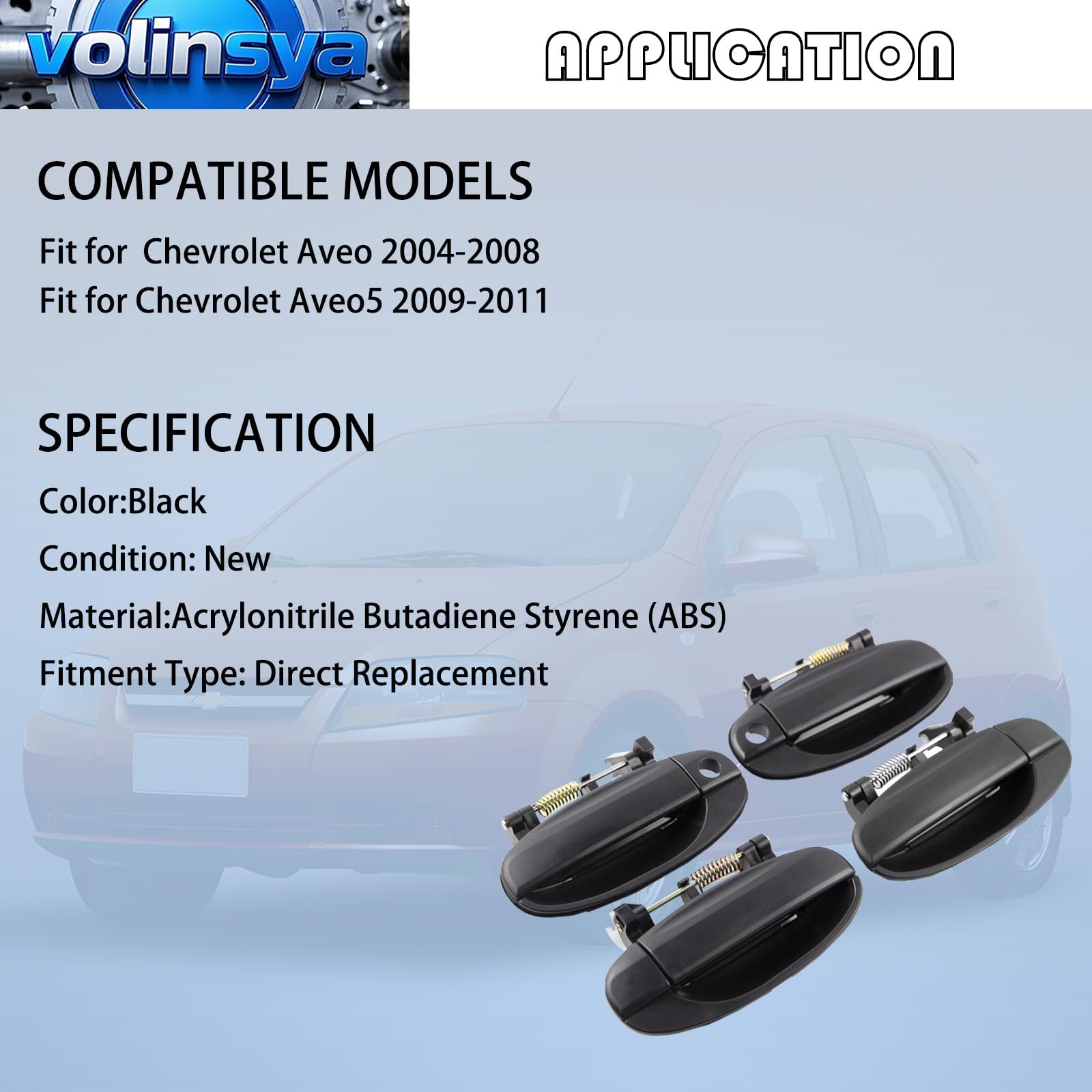 1311174 Manijas de Puerta Exteriores Compatibles con - Imagen 3