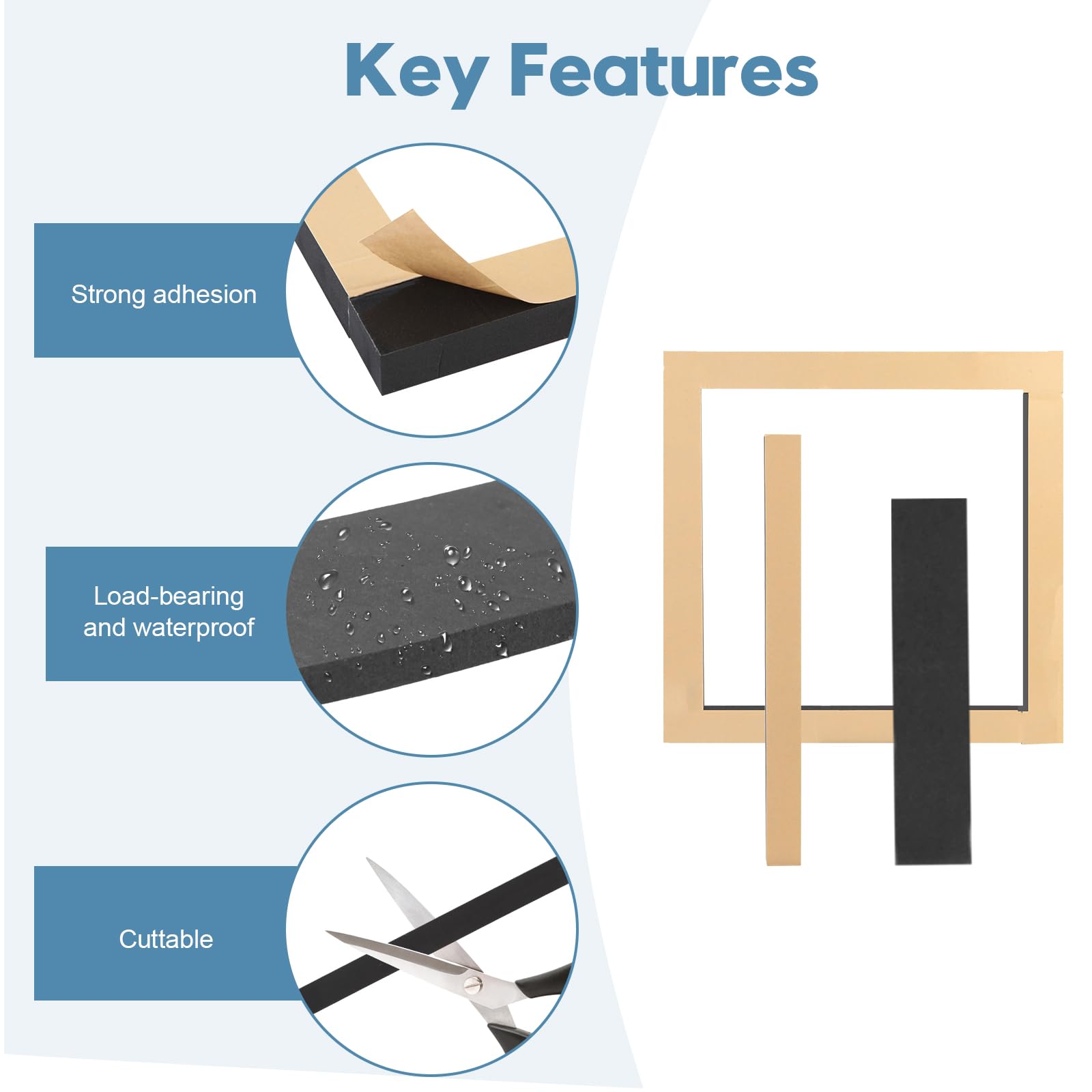 (Paquete de 2) Junta Universal para Aire Acondicionado de - Imagen 6