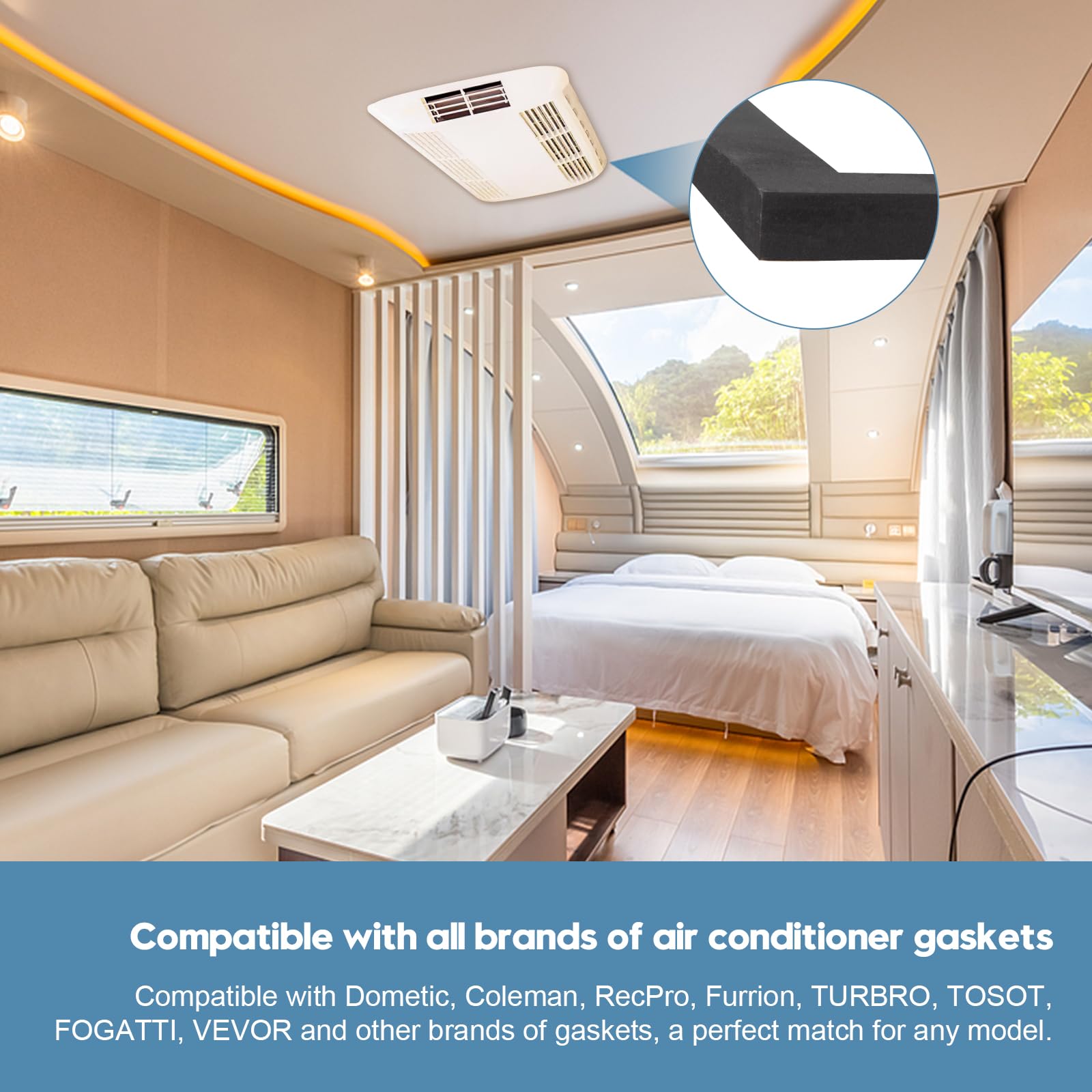 (Paquete de 2) Junta Universal para Aire Acondicionado de - Imagen 7