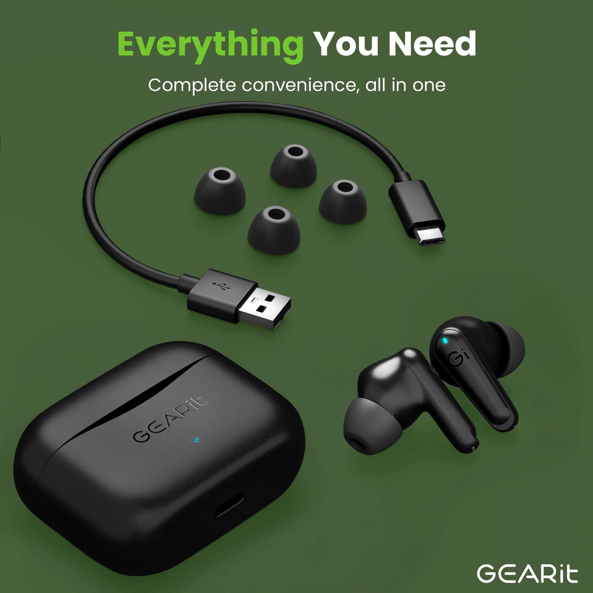 Audífonos Inalámbricos GEARit True -Negro - Imagen 9