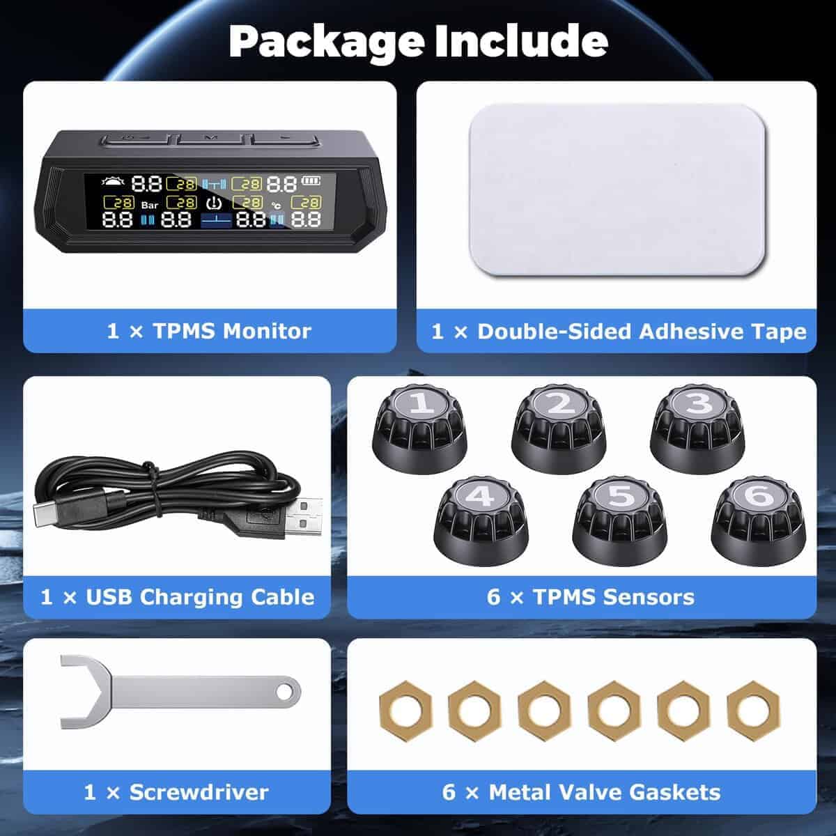 Sistema de Monitoreo de Presión de Neumáticos para RV - - Imagen 9