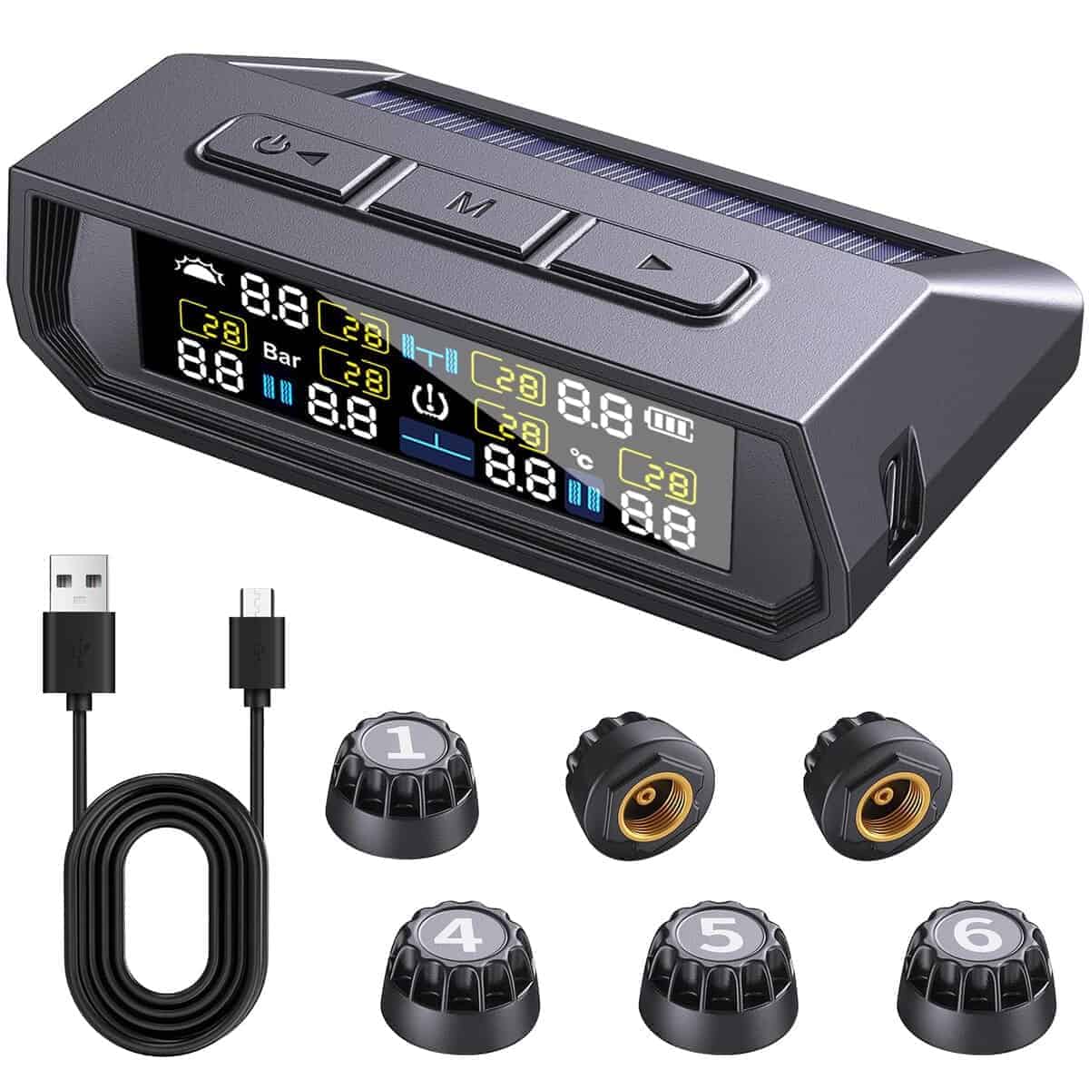 Sistema de Monitoreo de Presión de Neumáticos para RV -