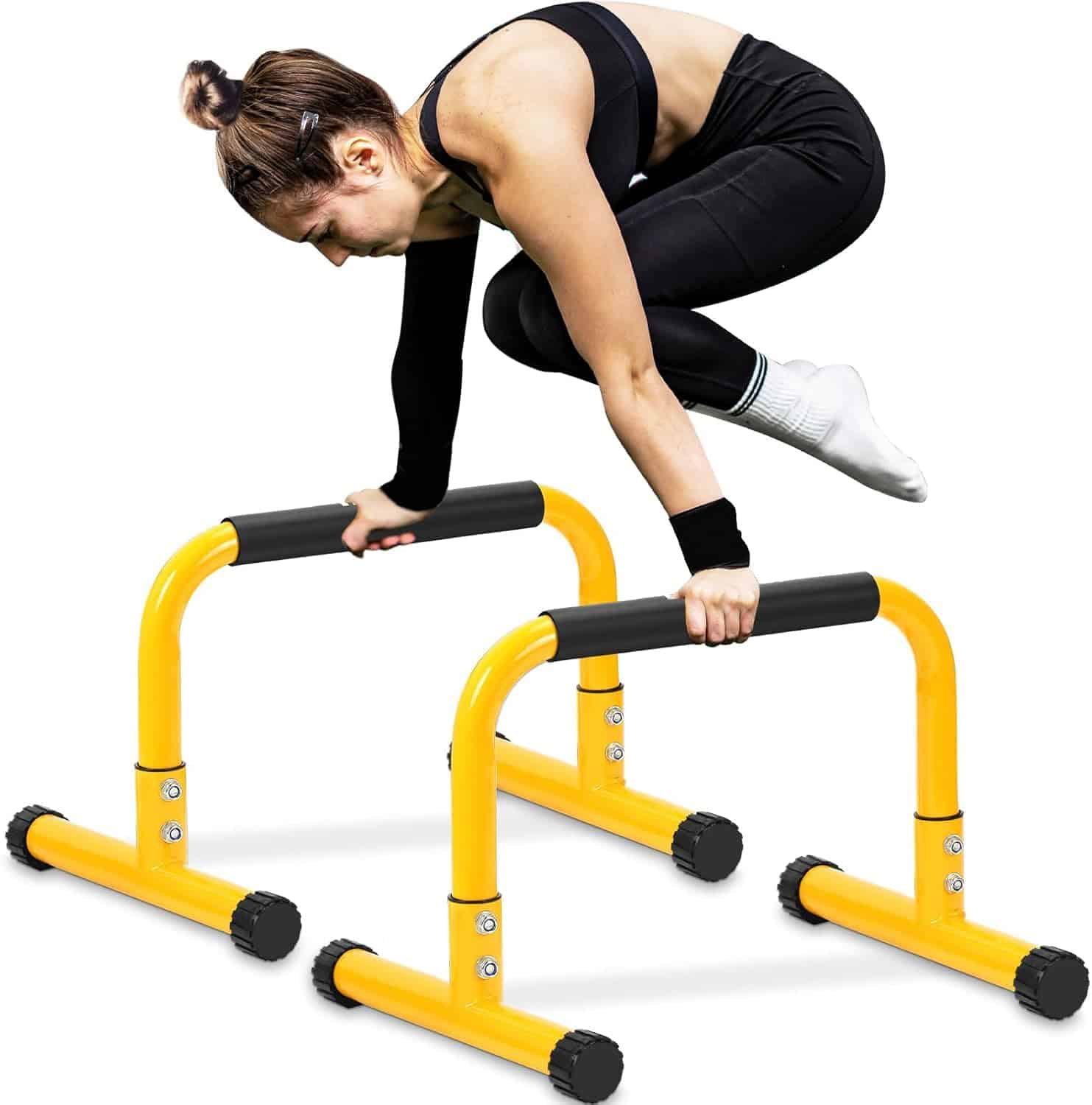 TABEKE Push Up Bar, Parallettes y Barra de inmersión de