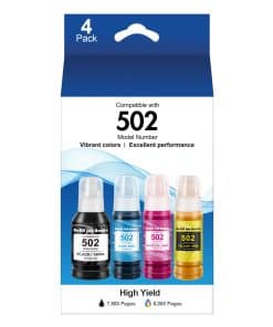 502 Botellas de Recarga de Gran Capacidad para Tinta Epson
