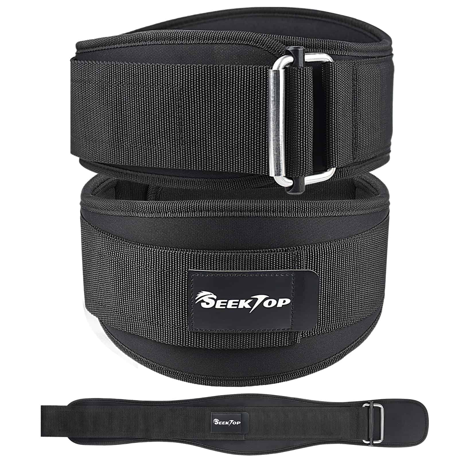 Cinturón de levantamiento de pesas Seektop -Negro