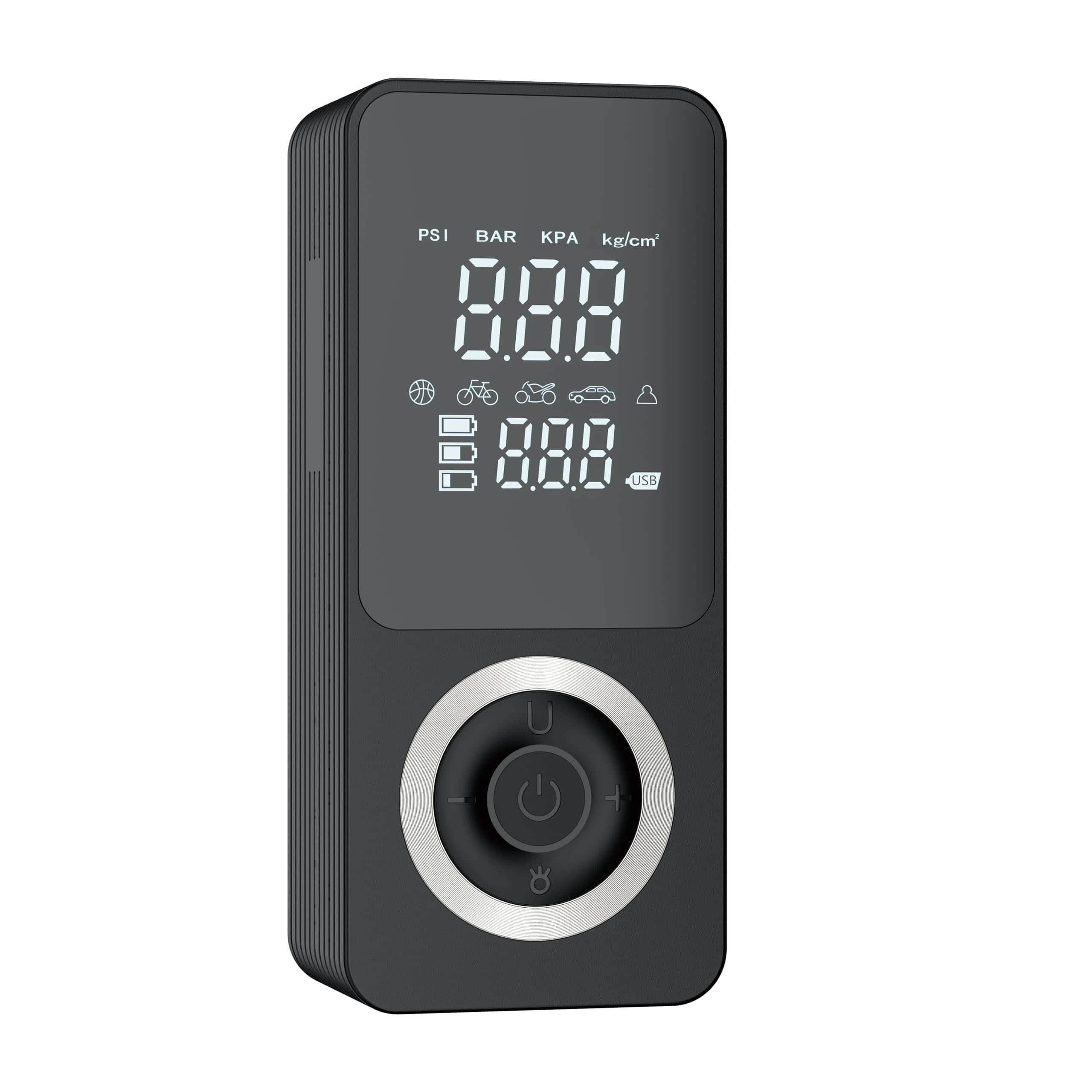 Inflador de neumáticos inalámbrico con batería recargable