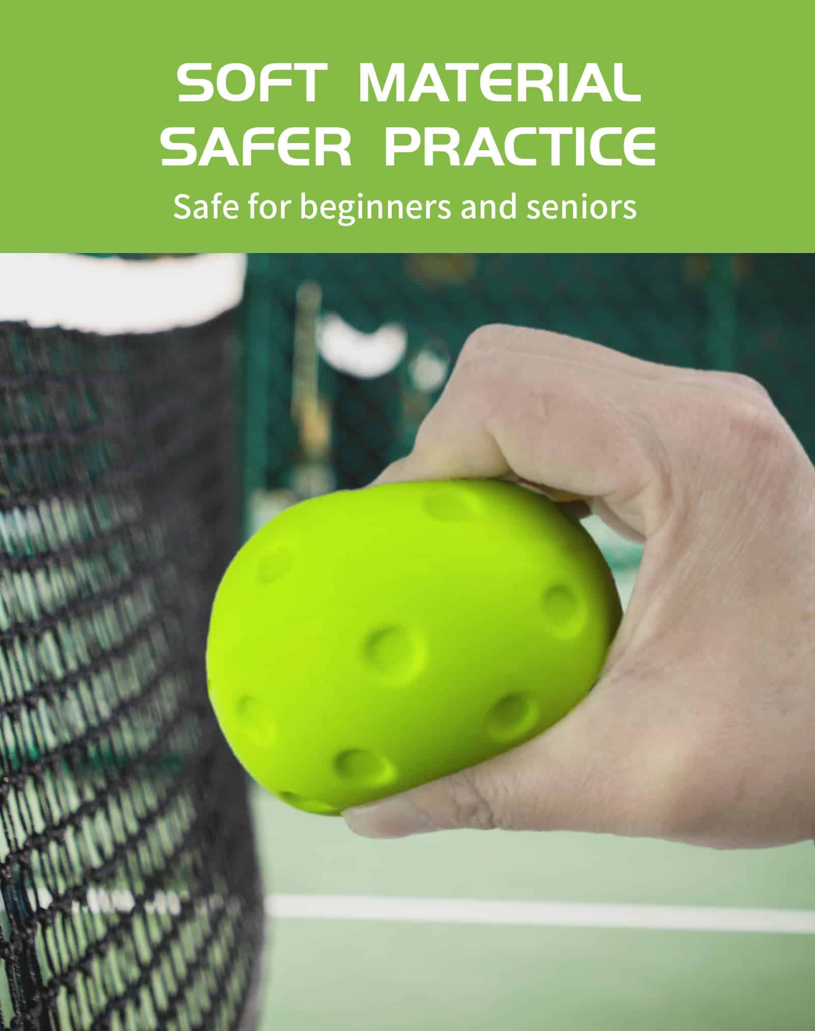 Tarutaru 12 Pack Pelotas de Pickleball de Espuma - - Imagen 4