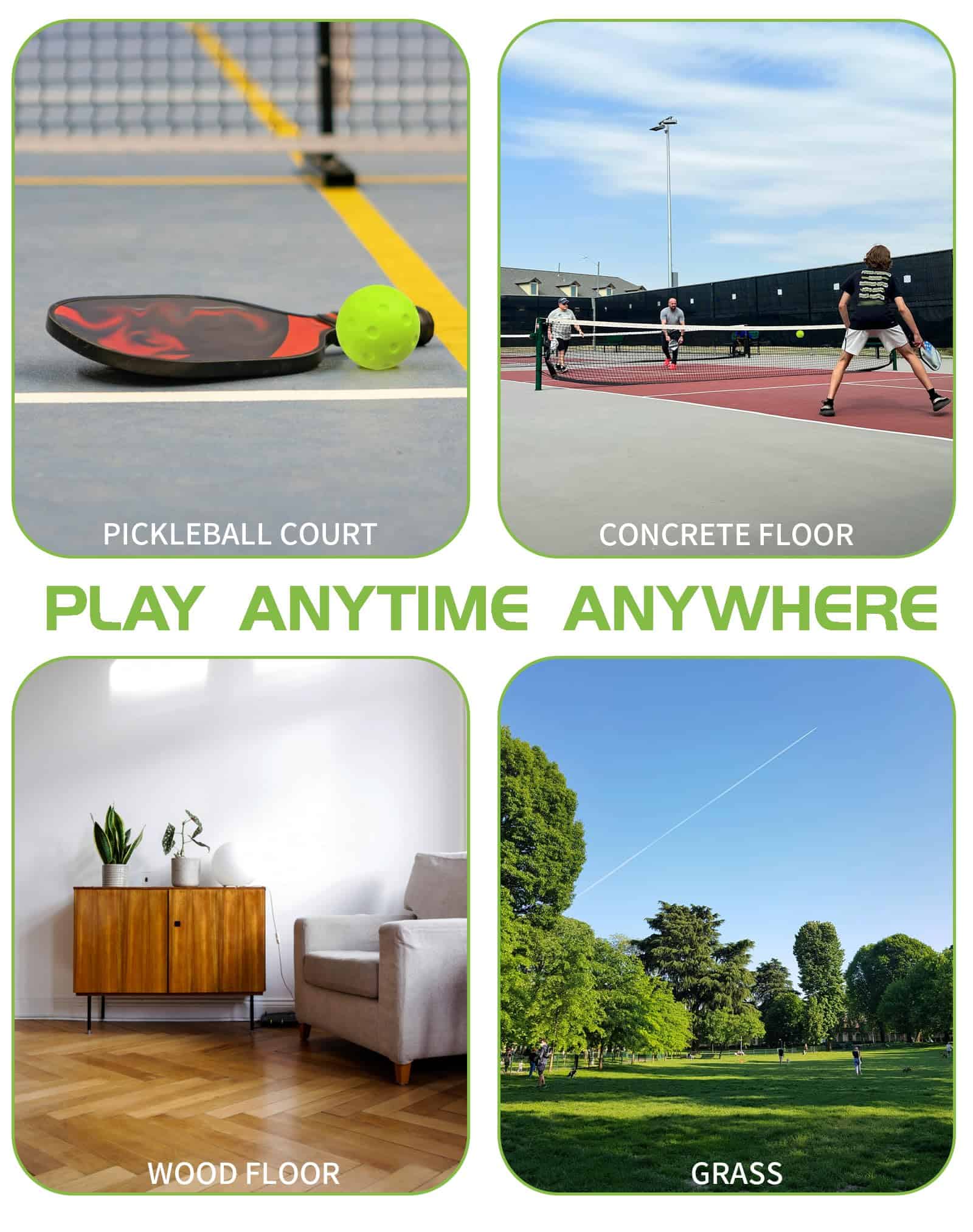 Tarutaru 12 Pack Pelotas de Pickleball de Espuma - - Imagen 6