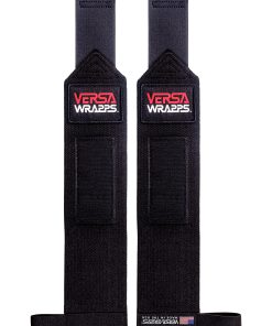 Versa Wrapps para Powerlifters, Bodybuilders -Negro