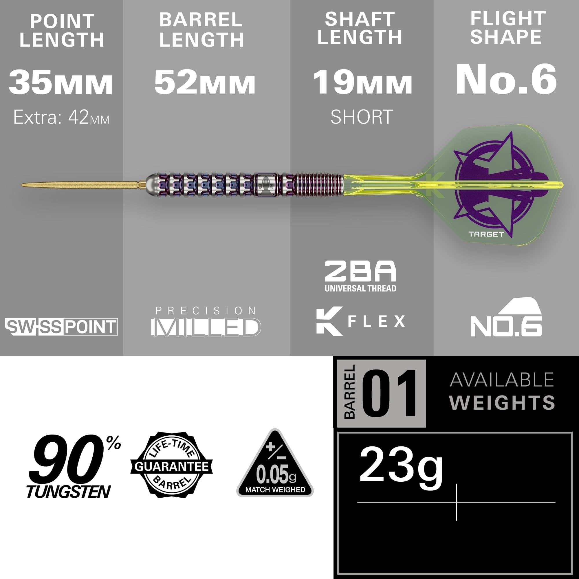 TARGET Dardos de punta de acero Luke Littler World - Imagen 4