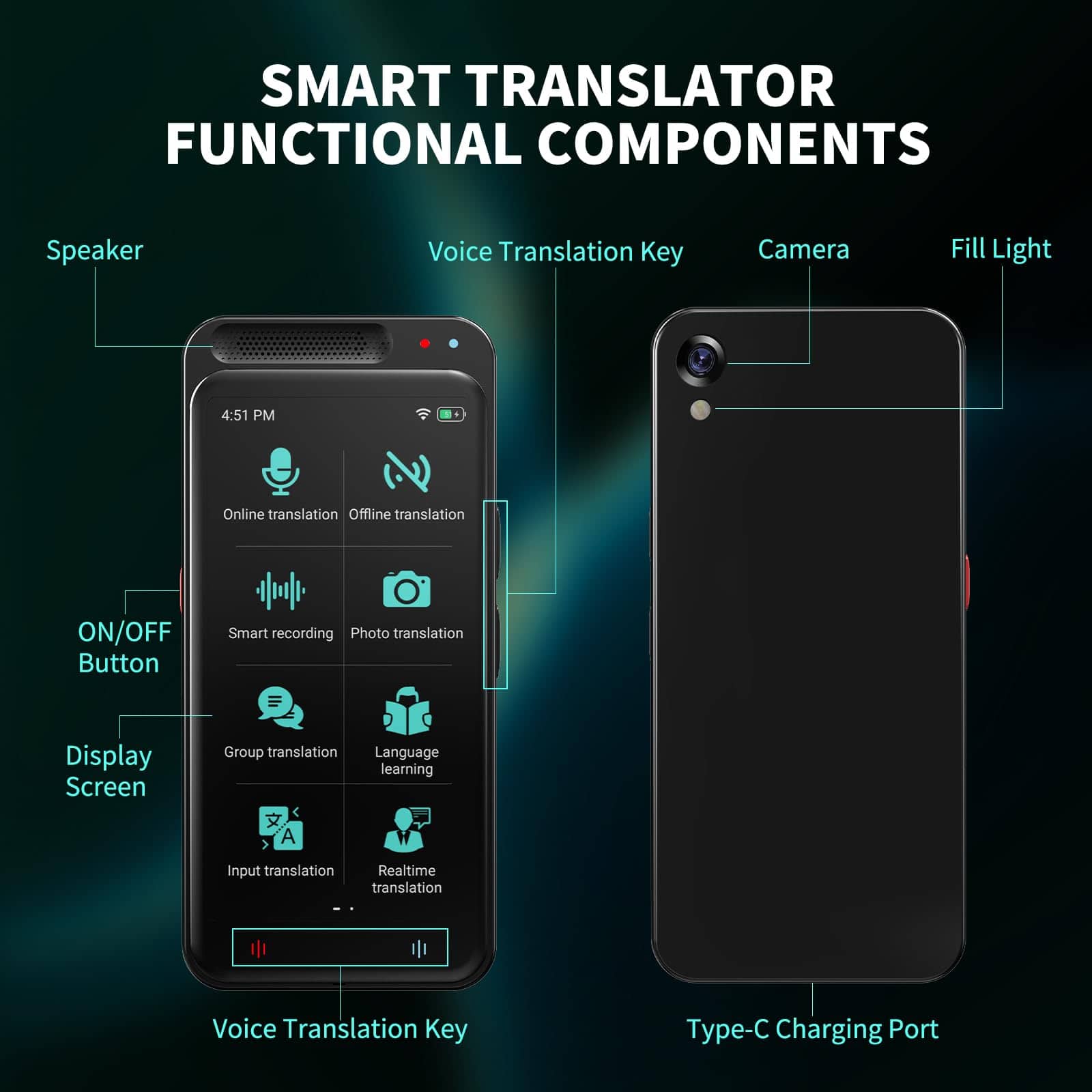 Dispositivo Traductor de Idiomas Sin - y Viajes - Imagen 8