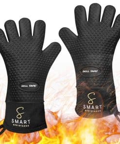 Guantes de Horno de Silicona -Negro