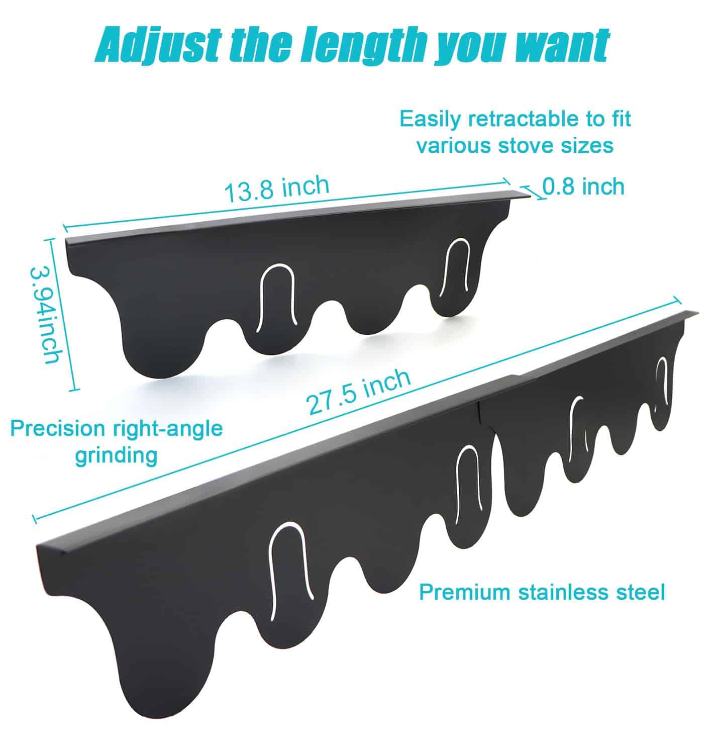 Cubiertas para brechas de estufa de acero inoxidable, - Imagen 6
