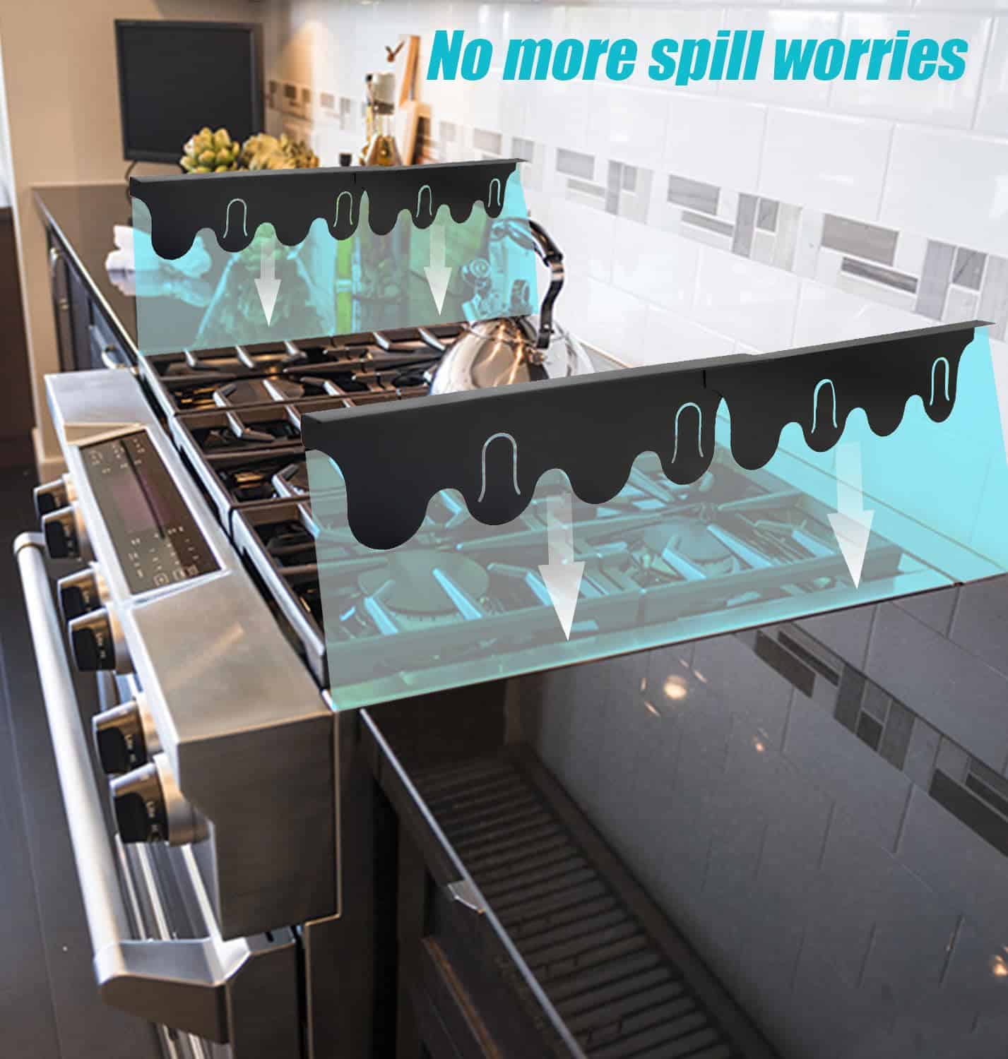 Cubiertas para brechas de estufa de acero inoxidable, - Imagen 3