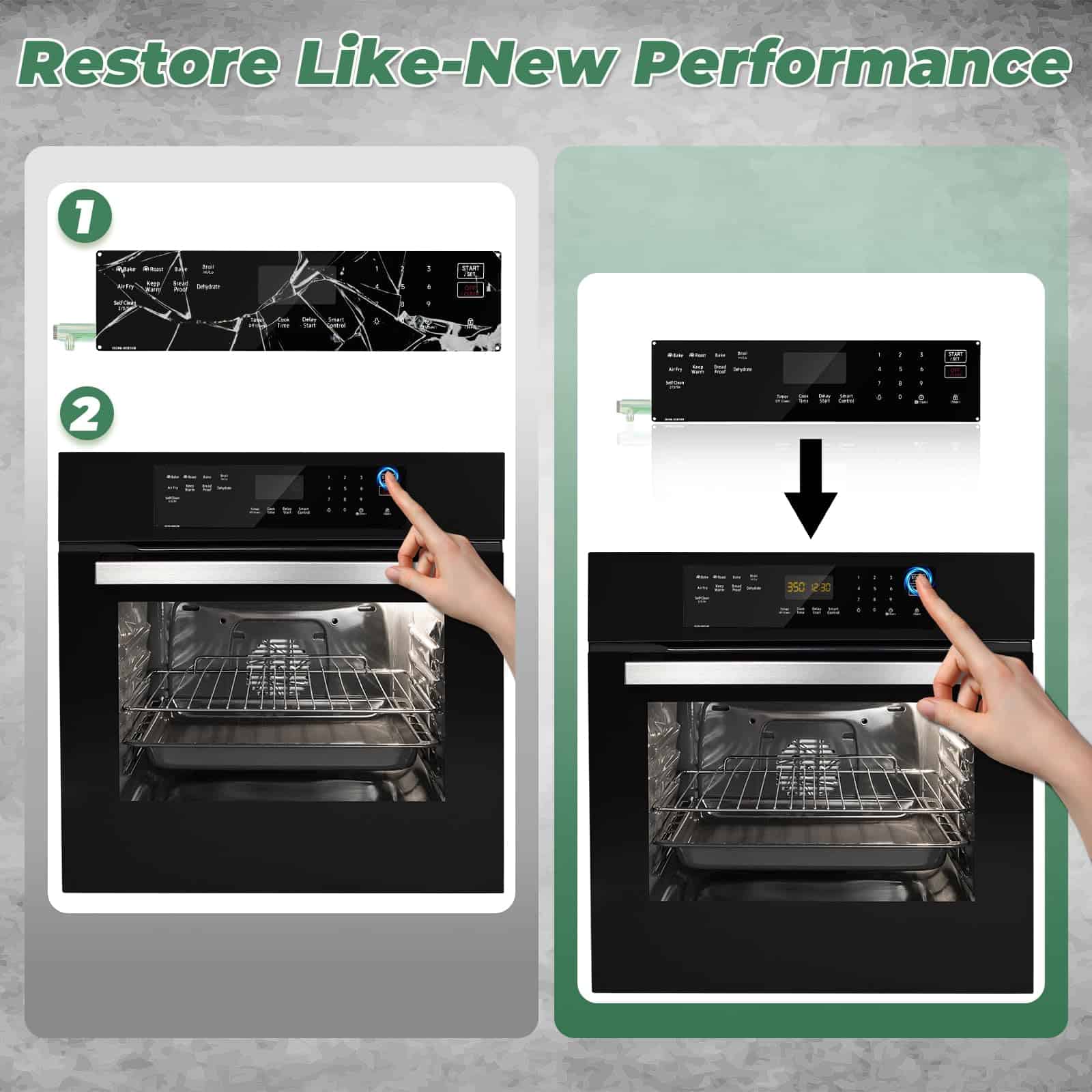 Panel de Control Táctil para Estufa de Gas DG96-00850B, - Imagen 5
