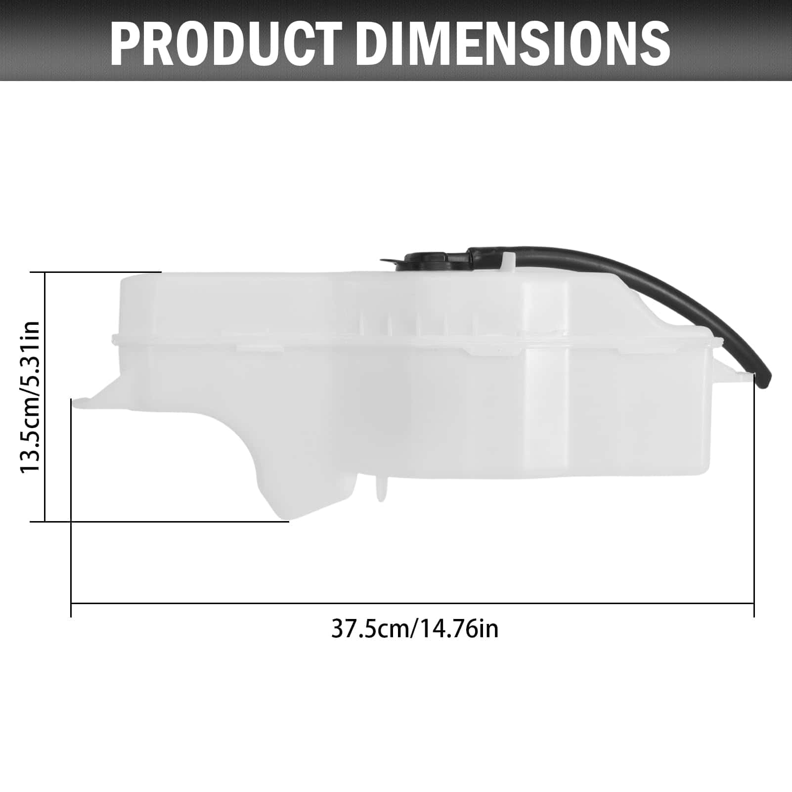 Depósito de refrigerante Fraylis 164700V020 con tapa - Imagen 7