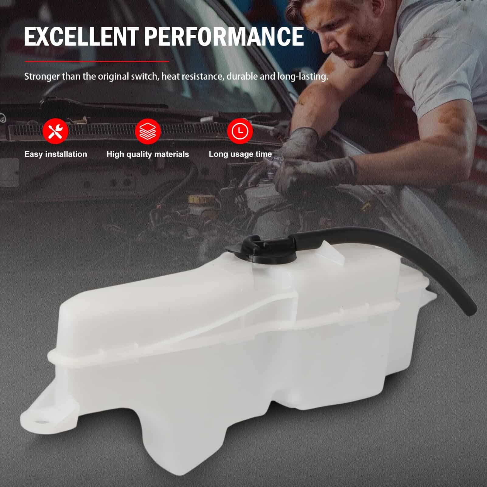 Depósito de refrigerante Fraylis 164700V020 con tapa - Imagen 5