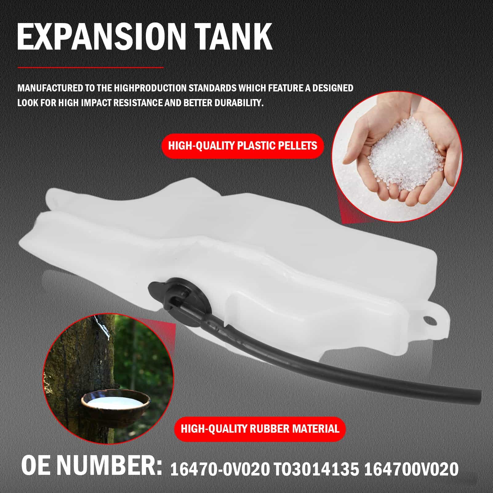 Depósito de refrigerante Fraylis 164700V020 con tapa - Imagen 6