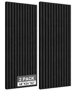 Paneles de Espuma Acústica HWLIYUTAI, 48 x 24 x 2 pulgadas,