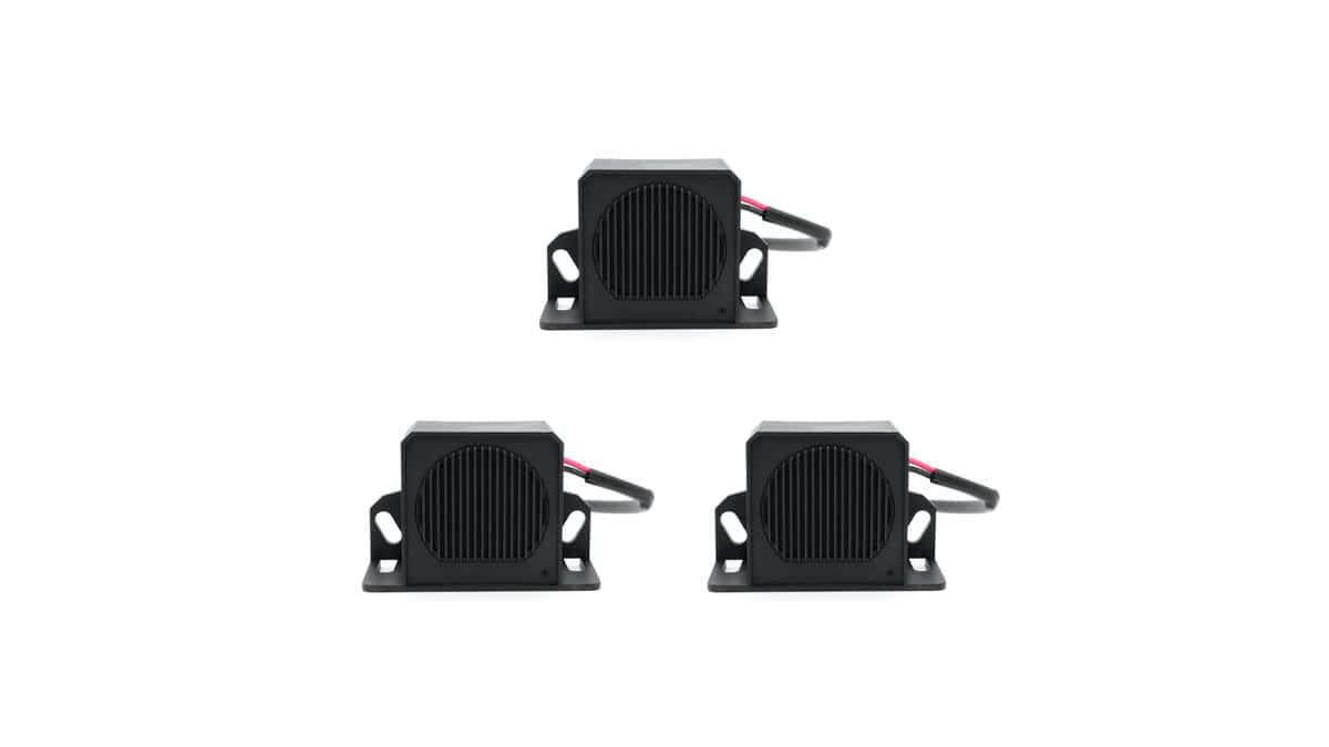 Alarma de retroceso YUESONIC 87dB~102dB beep 12-24V (3 PCS)