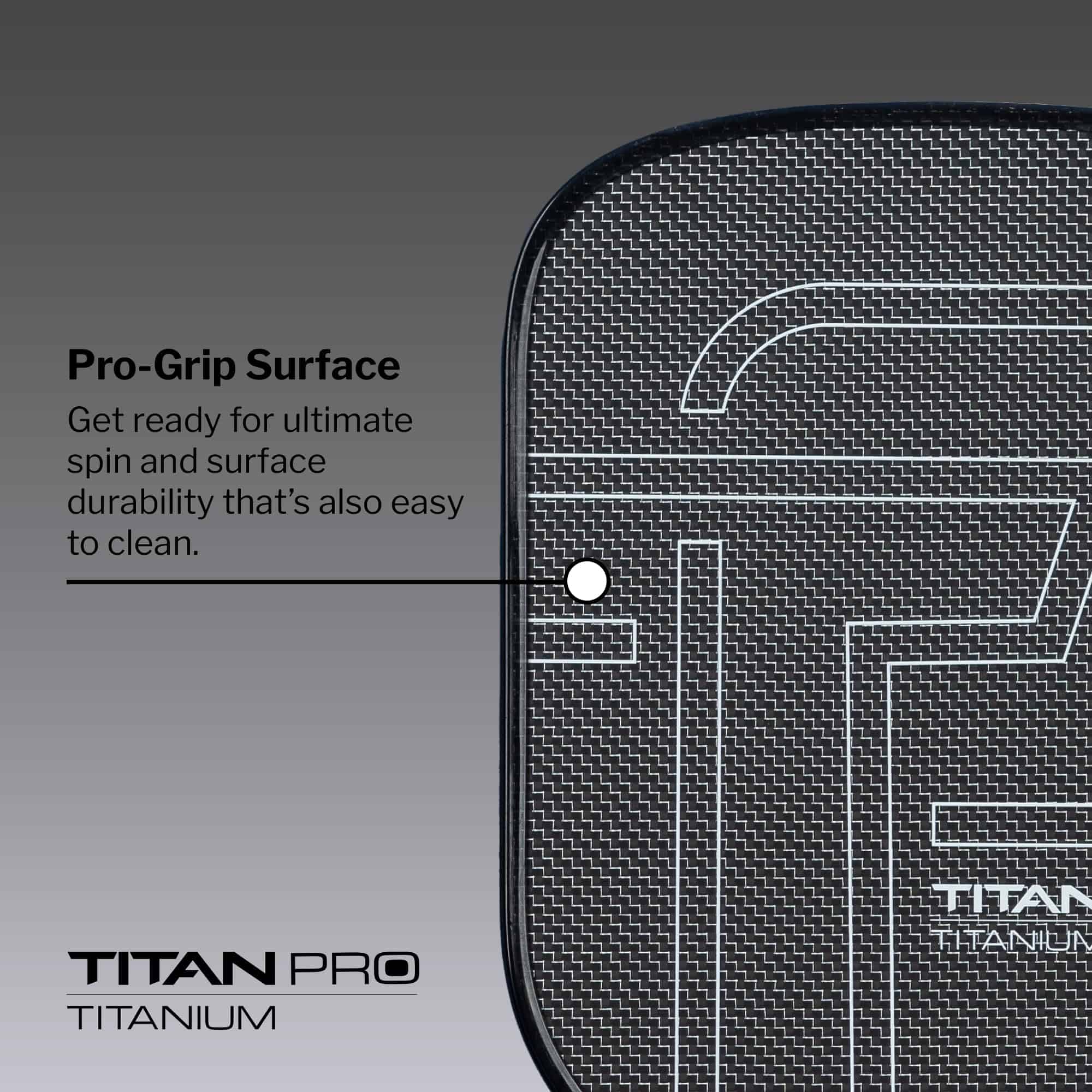 Paleta de Pickleball Titan Pro Titanium 16L, Ónix - Imagen 6