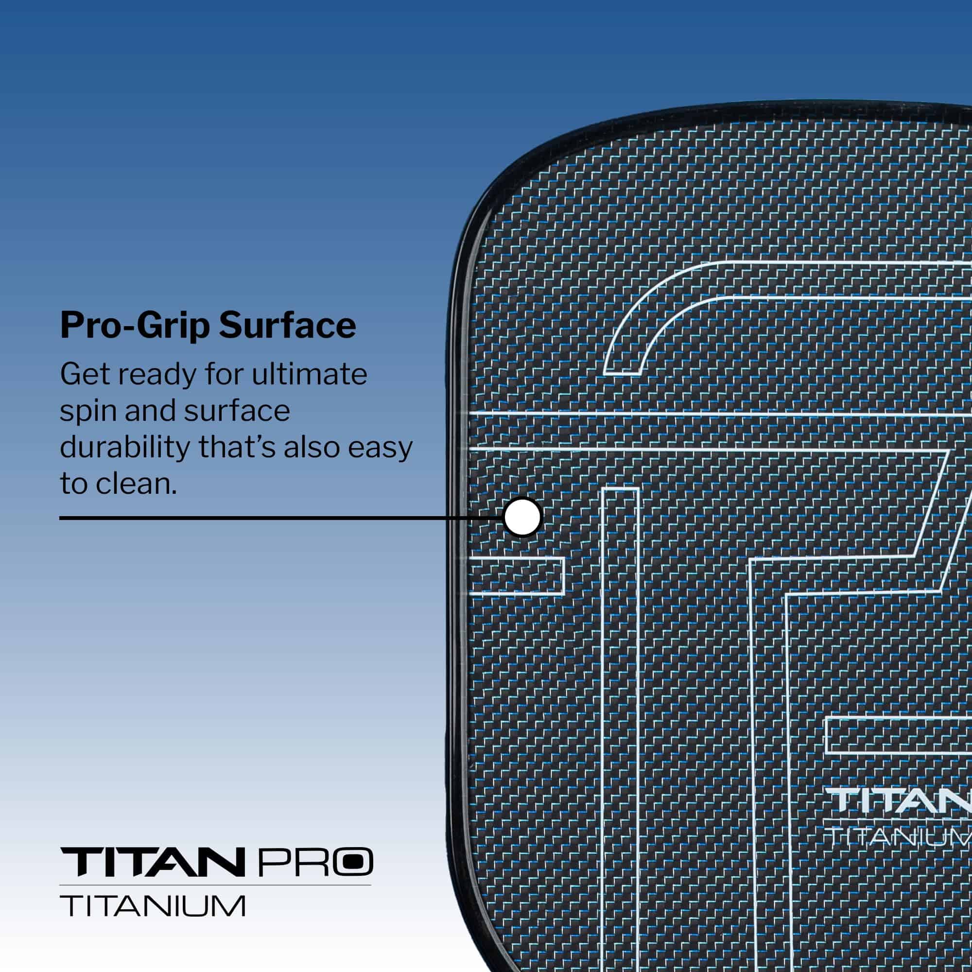 Paleta de Pickleball Titan Pro Titanium 16L, Índigo - Imagen 7