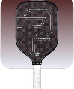 Pala de Pickleball Titan Pro Titanium 14L, Color Granate