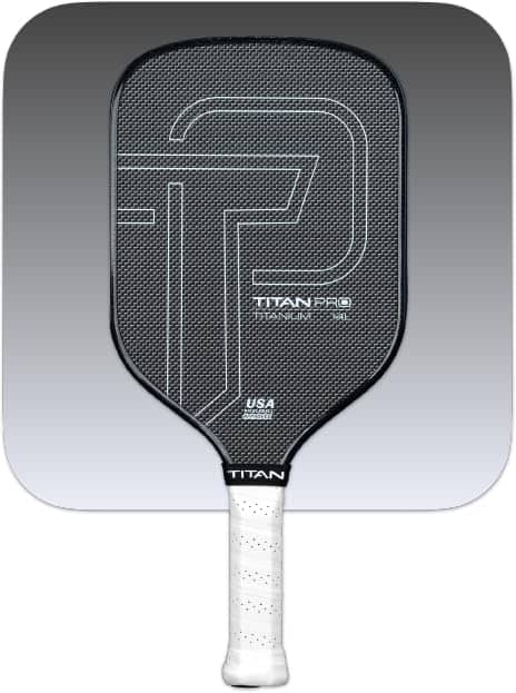 Paleta de Pickleball Titan Pro Titanium 16L, Ónix