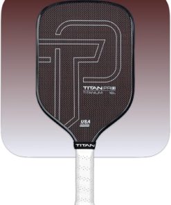 Paleta de Pickleball Titan Pro Titanium 16L, Color Granate