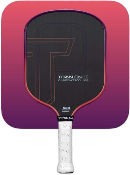 Paleta de Pickleball Titan Ignite, Dawn, 16S