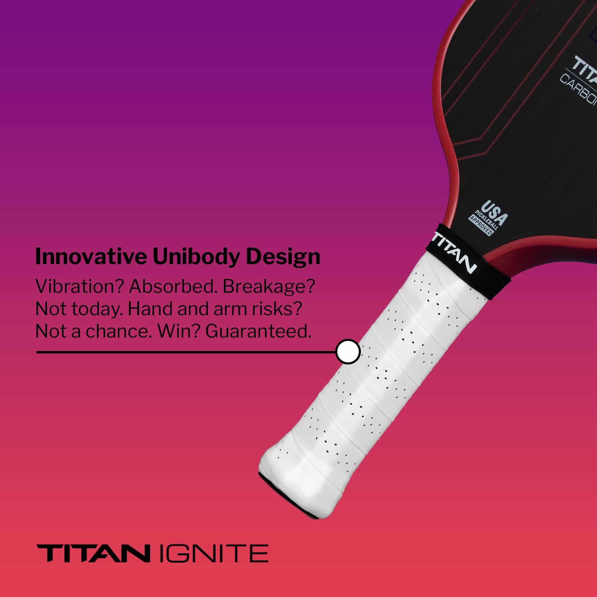 Paleta de Pickleball Titan Ignite, Dawn, 16S - Imagen 5