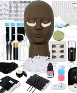 Kit de Extensión de Pestañas QUKLOGEN para Práctica de