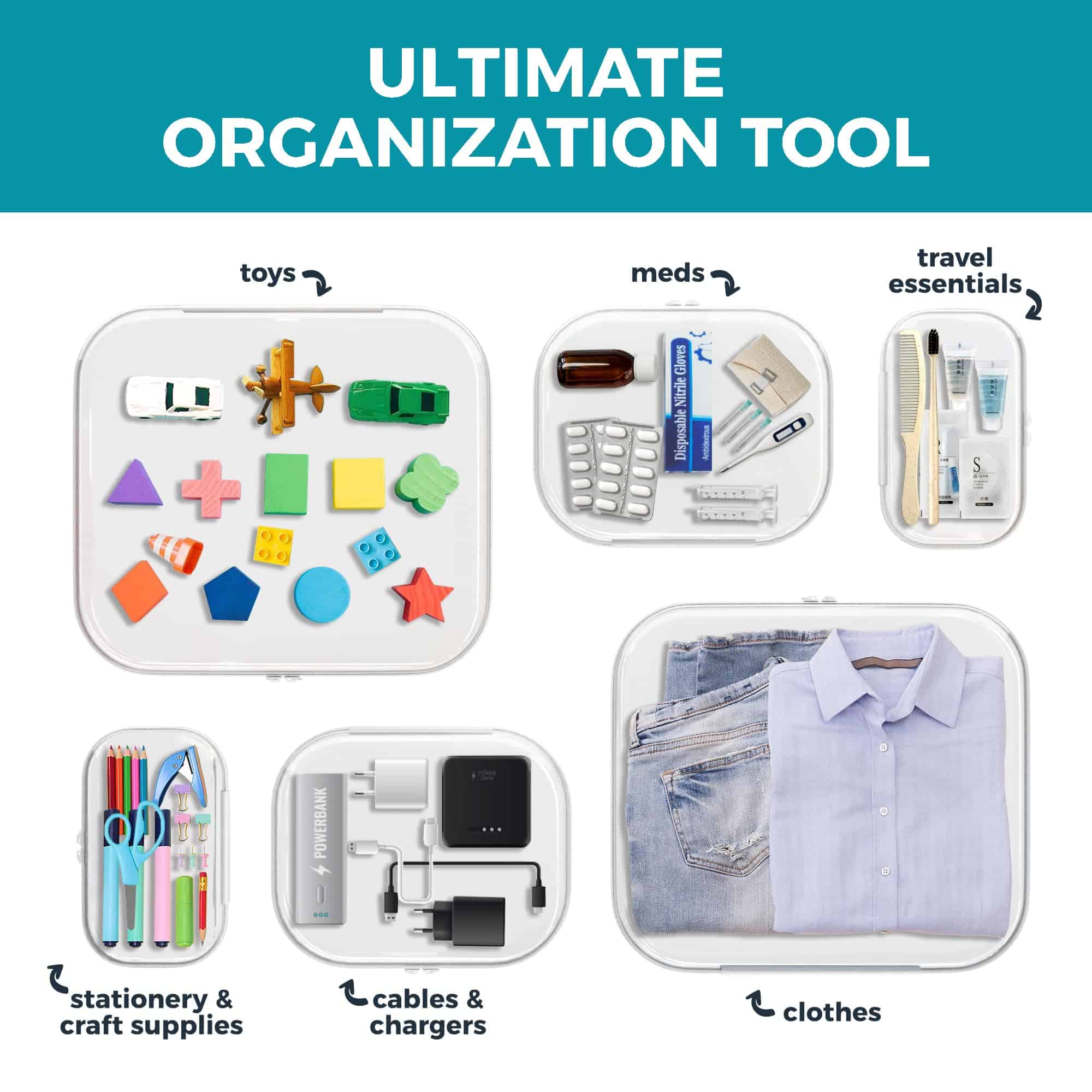 AAJiiKee Juego de 6 Fundas con Cierre de Cremallera - Imagen 9