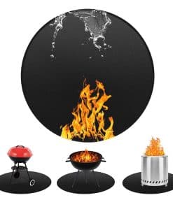 Tapete de Parrilla Redondo SONGC, 48 Pulgadas Doble Cara a