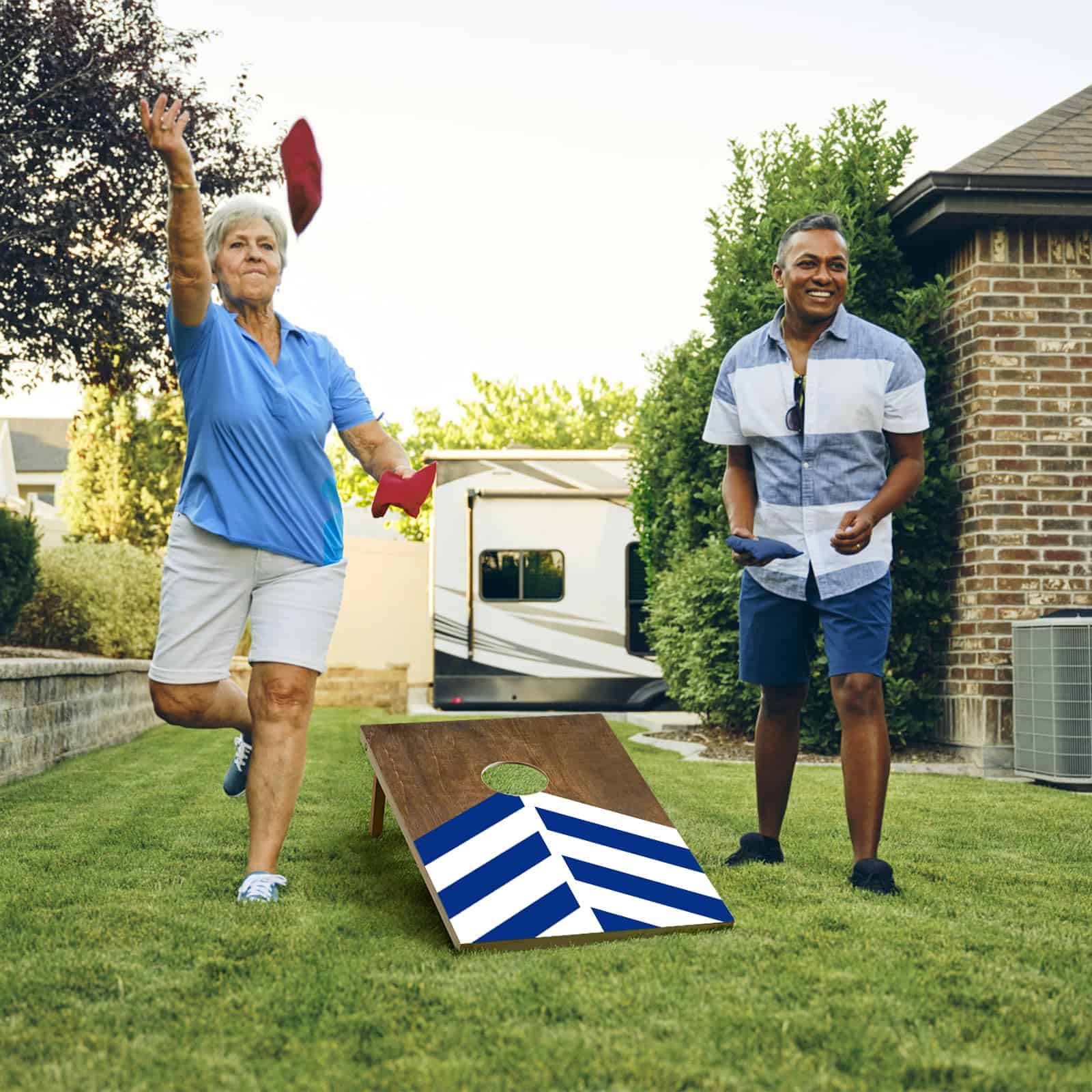 SORULLEY Juego de Tablero de Cornhole Portátil, Juego de - Imagen 9