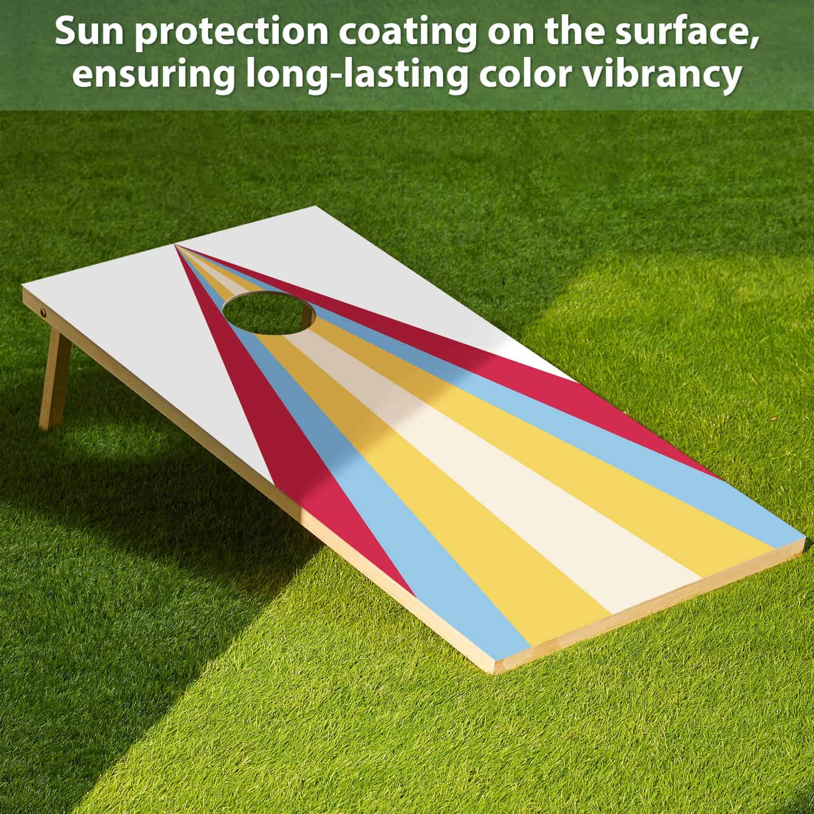 Juego de tablero de Cornhole portátil SORULLEY, Juegos de - Imagen 7