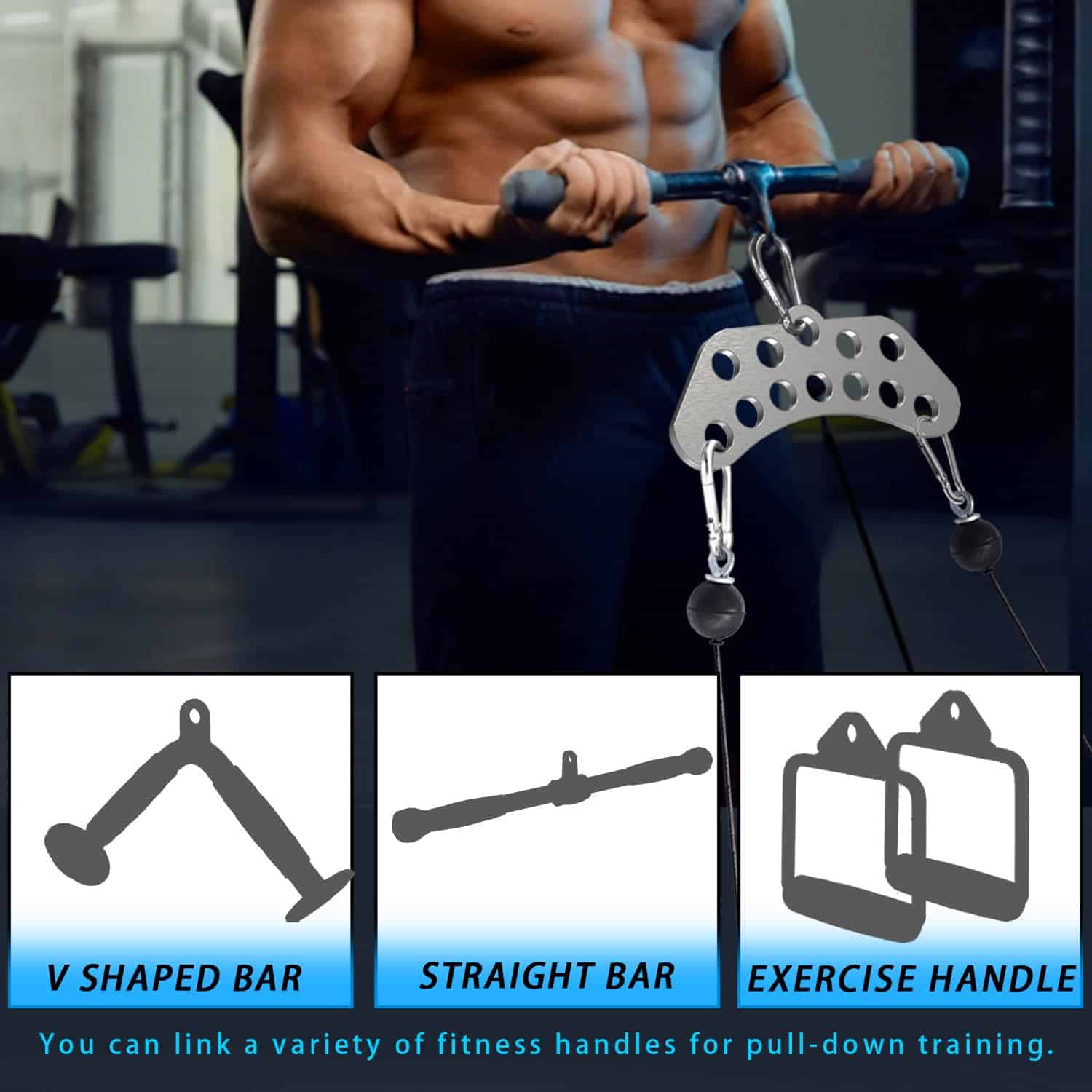 Placa de Adaptador Doble a Simple para Máquinas de Poleas - Imagen 4