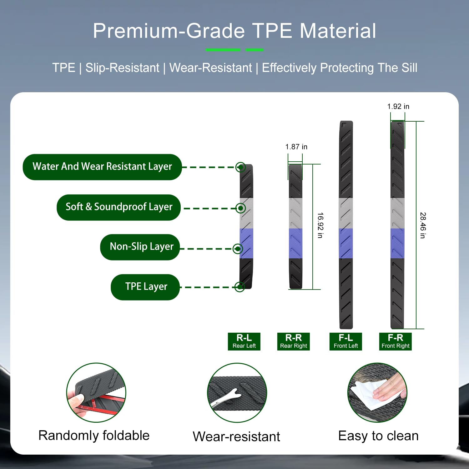 Protector de umbral de puerta xipoqix -2023-2025 - Imagen 6