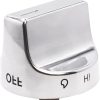 Perilla de Control W11239985 Compatible con -Plata
