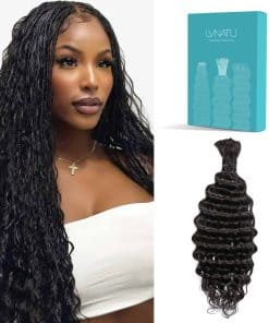 Lvnatu Boho Braids Pelo Humano Ondas Profundas 100g 18